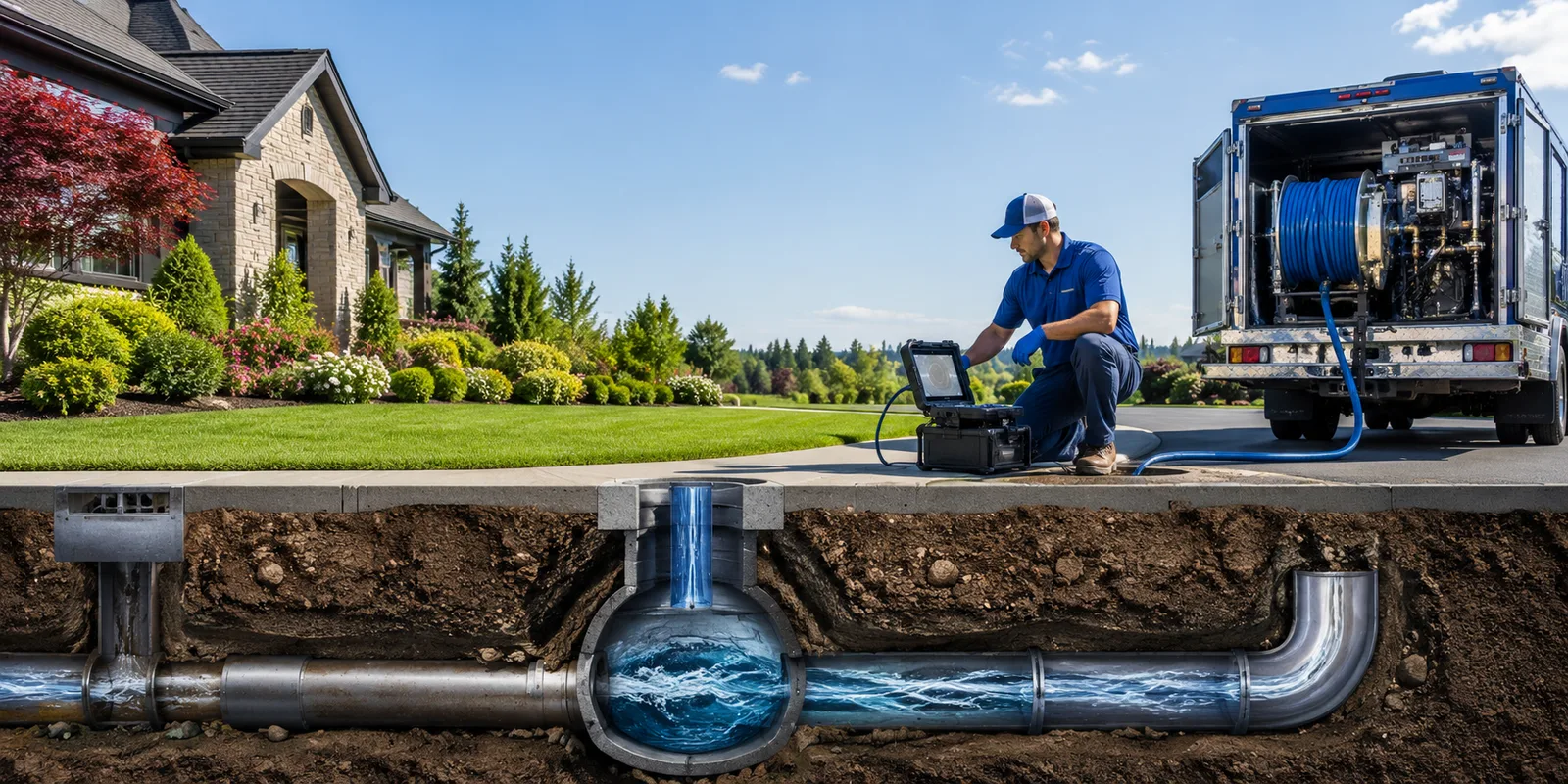 Drainage restoration information for De Tour Village, MI